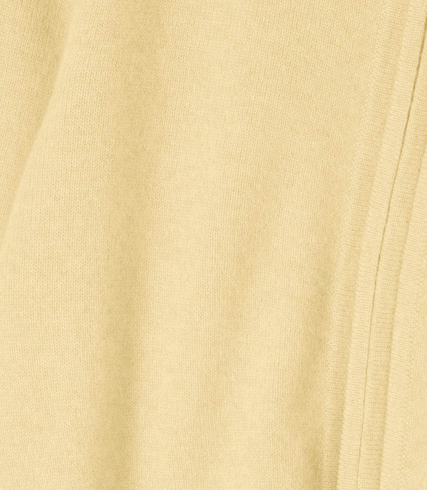 Cashmere hoodie - Primevert yellow