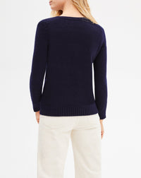 Soft cashmere V-neck jumper - Flannel
