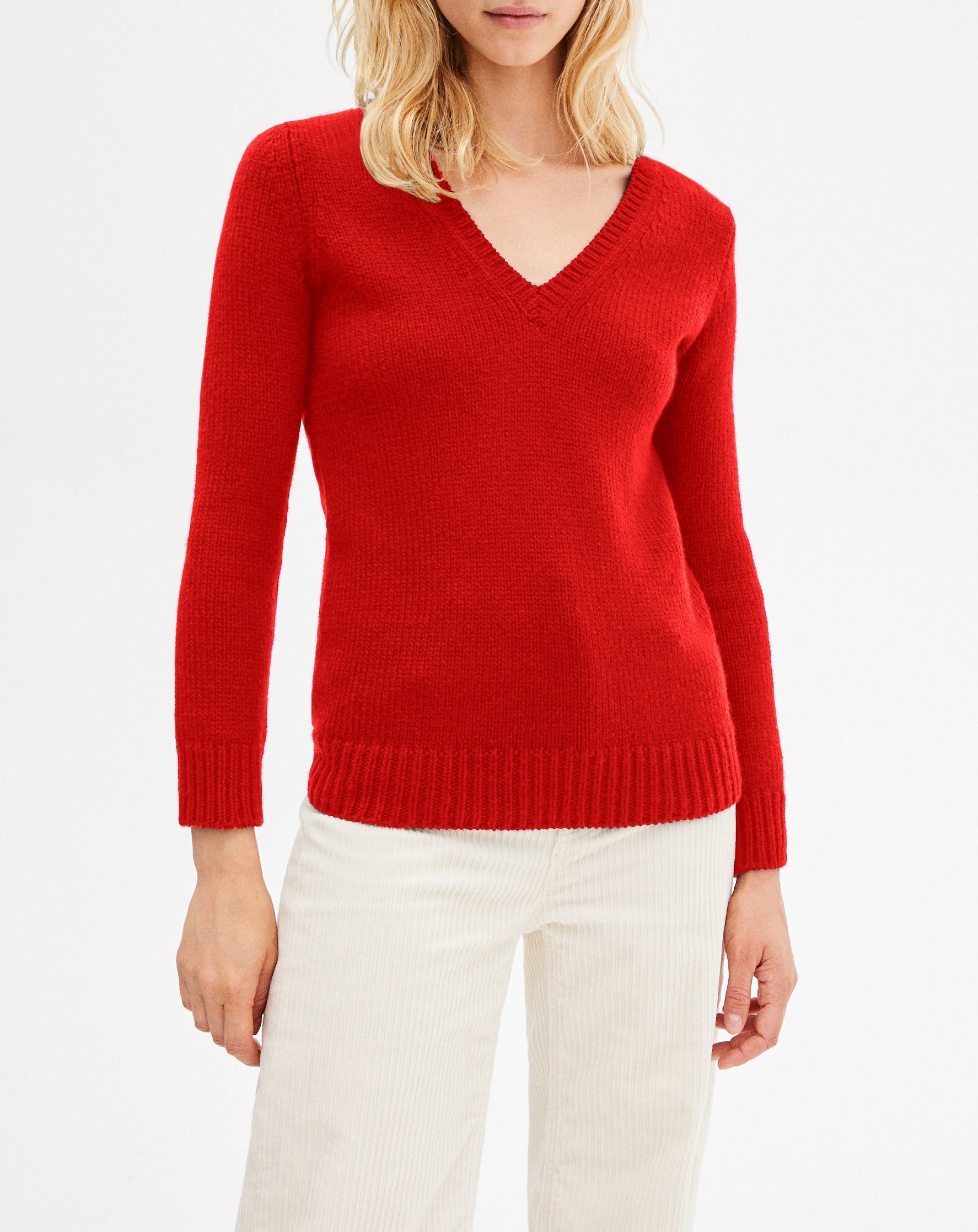 Cashmere jumper - Rubis