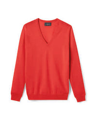 Pull Col V Classique - Rose Festival