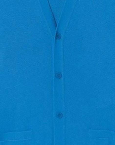 Classic cashmere V cardigan - Santorini