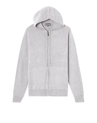 Cashmere hoodie - Chalk grey