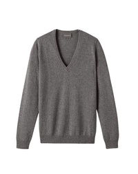 Soft cashmere V-neck jumper - Loup