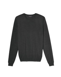 RECO90Pull col rond ultrafin - Gris