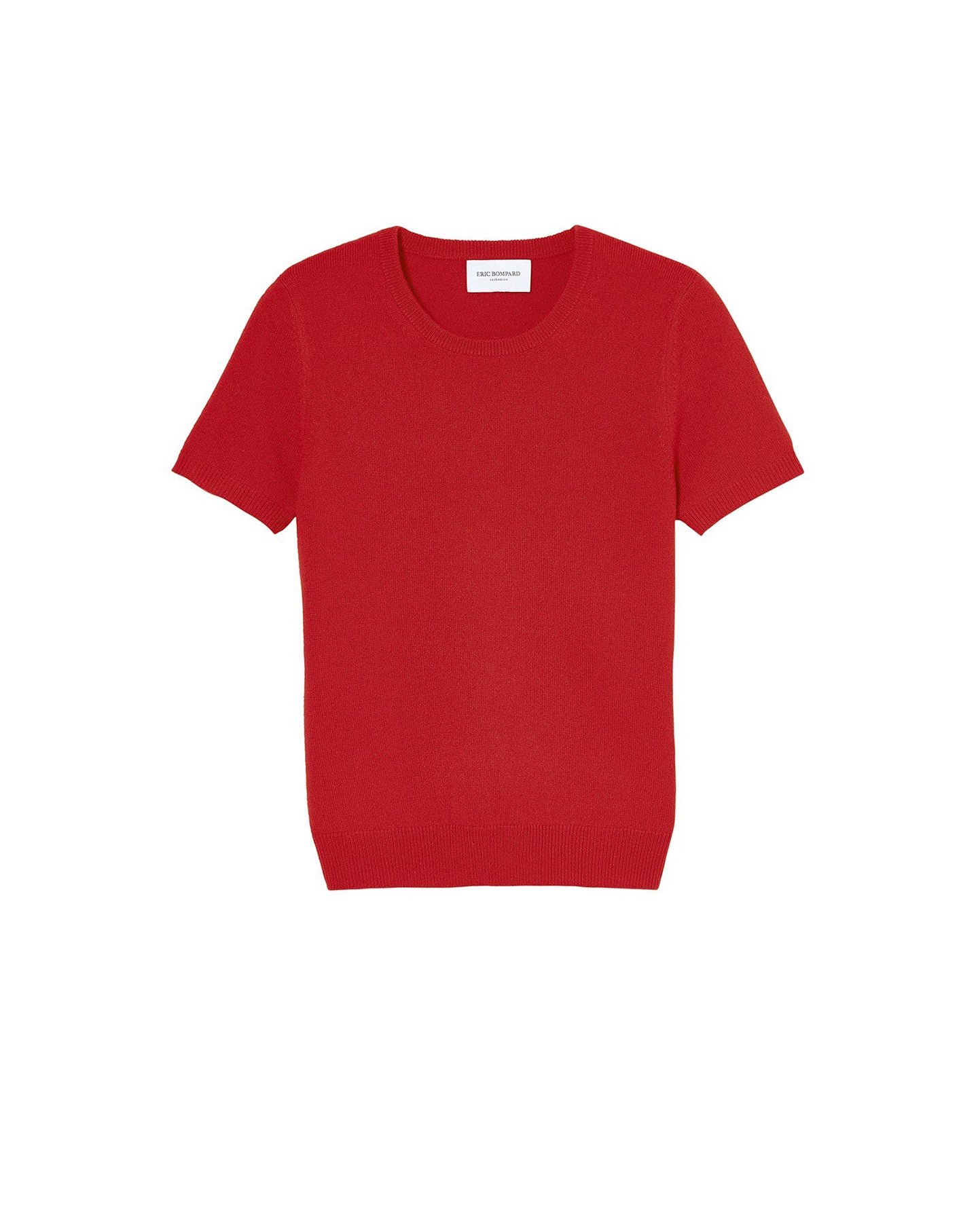 Ras De Cou Manches Courtes Classique - Rouge Gorge