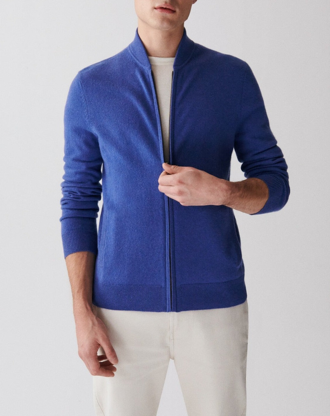 Cashmere teddy jumper - Vetiver