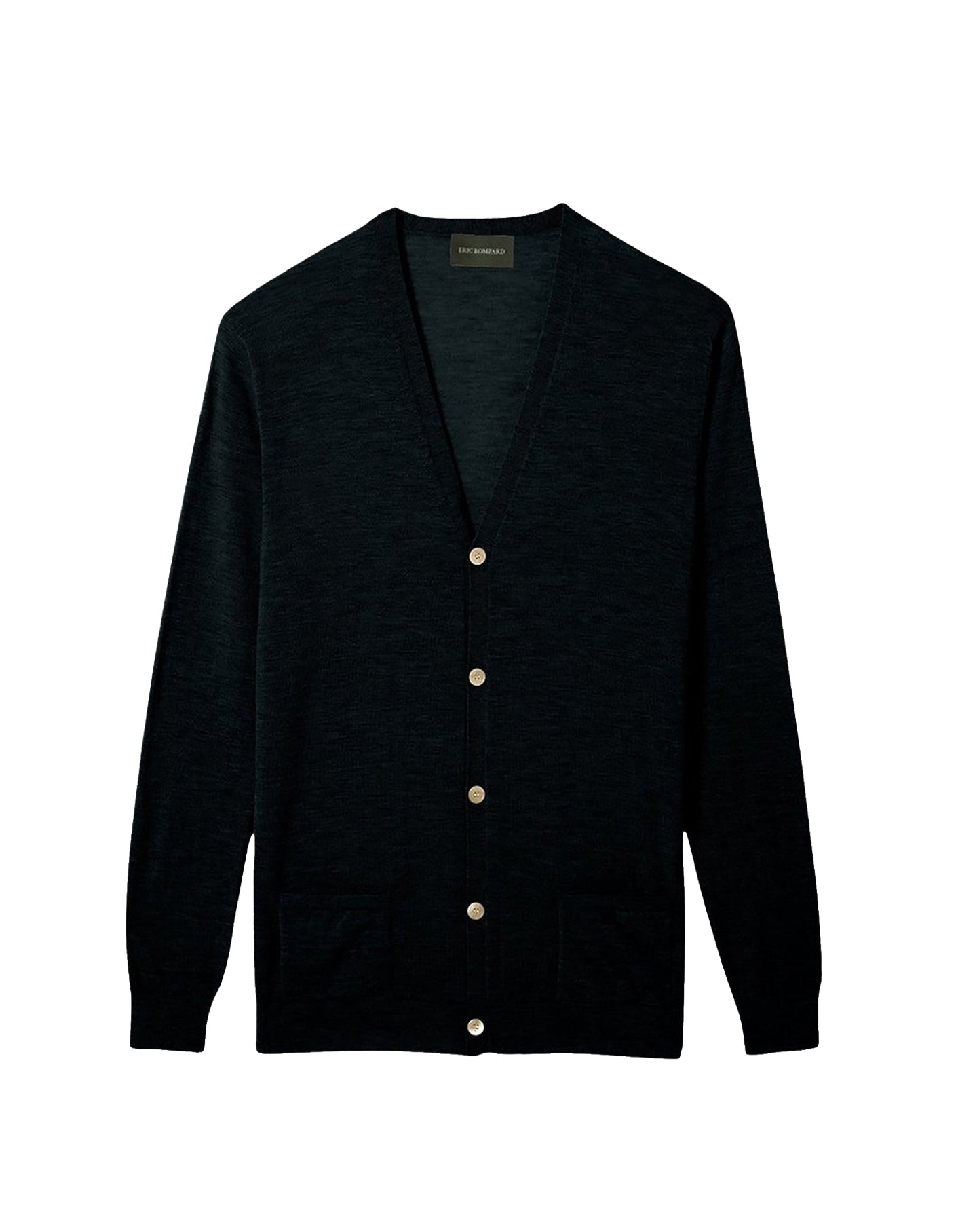 Ultra-thin cashmere waistcoat with pockets - Black