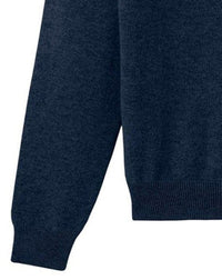 Pull V ajusté emmanchures marteau en cachemire - Graphite