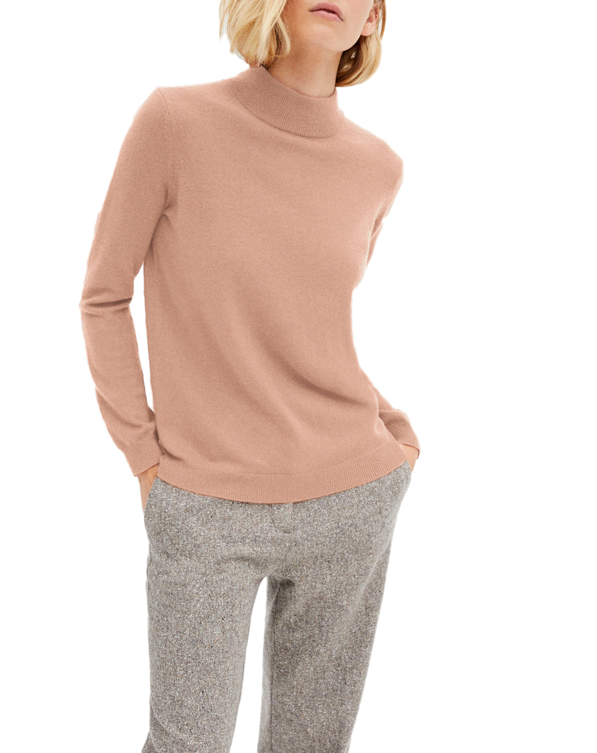 Pull col montant ample en cachemire - Make Up