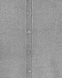 Cardigan cintré à poches en cachemire - Flanelle