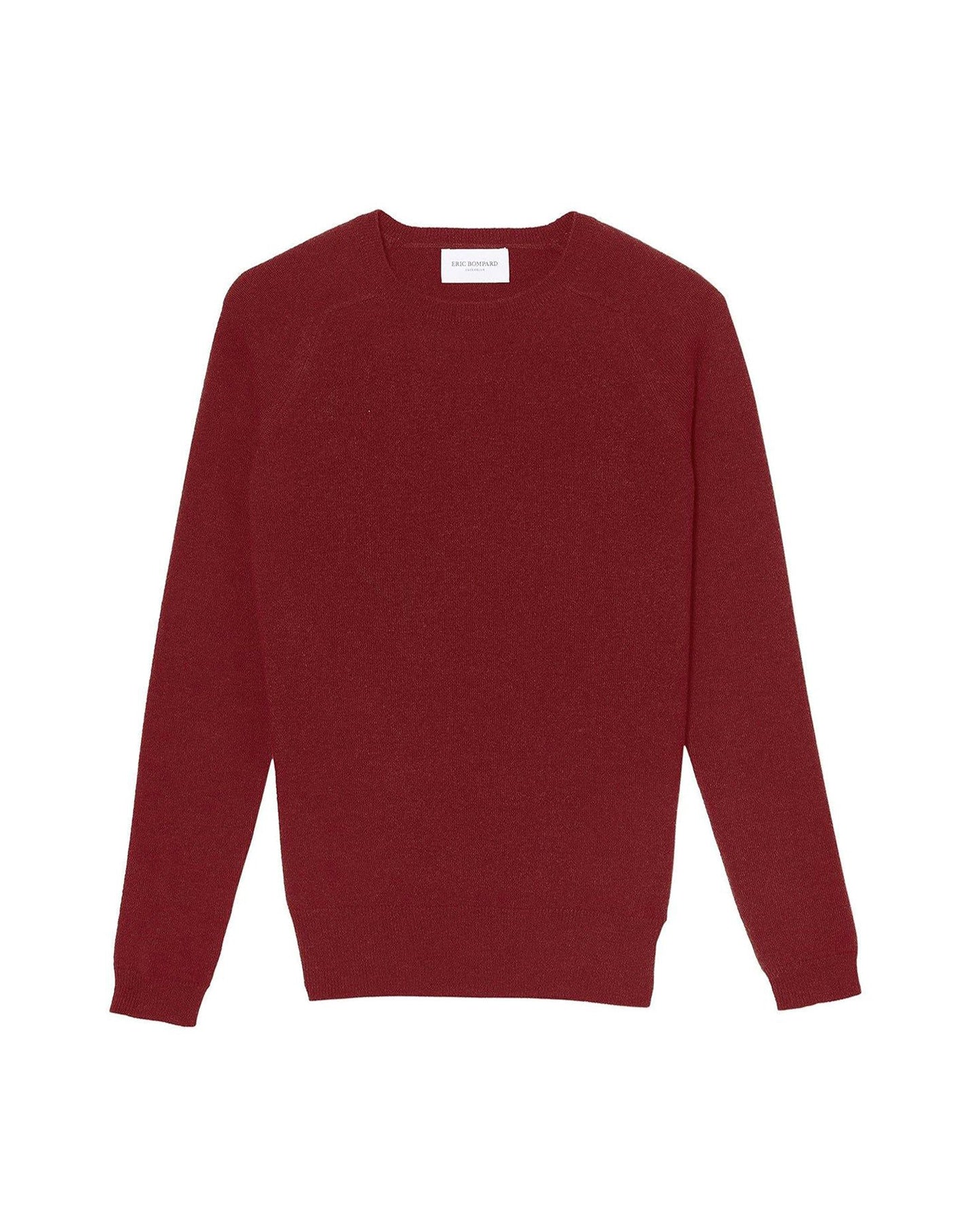 Cashmere hammer neck jumper - Guarana Red