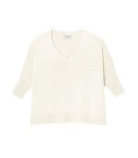 Pull V Oversize - Naturel