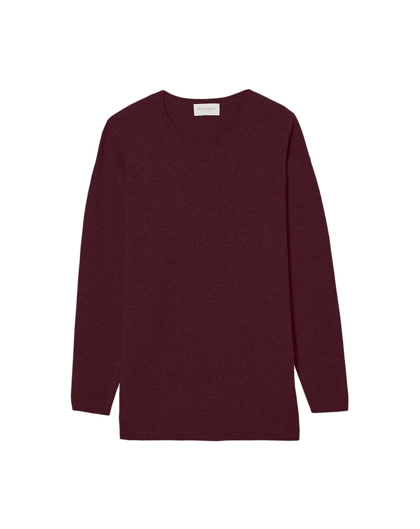 Oversized cashmere crew neck jumper - Dahlia