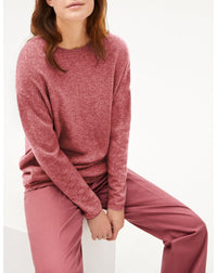 Oversized cashmere crew neck jumper - Soda