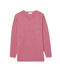 Oversized cashmere crew neck jumper - Soda