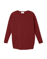 Oversized cashmere choker - Guarana Red