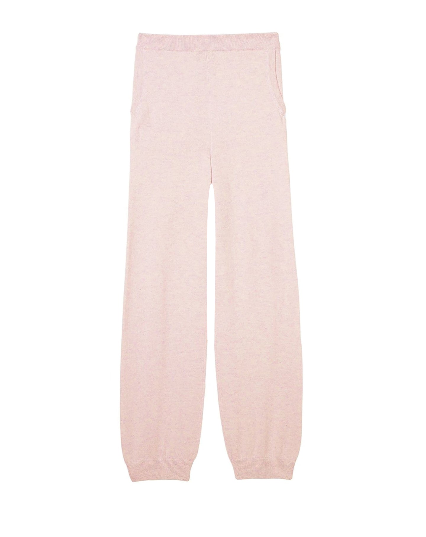 Fluid Casual Cashmere Jogging Pants - Aubepine mottled