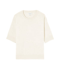 Maxi Ras De Cou Manches Courtes Contemporain - Naturel