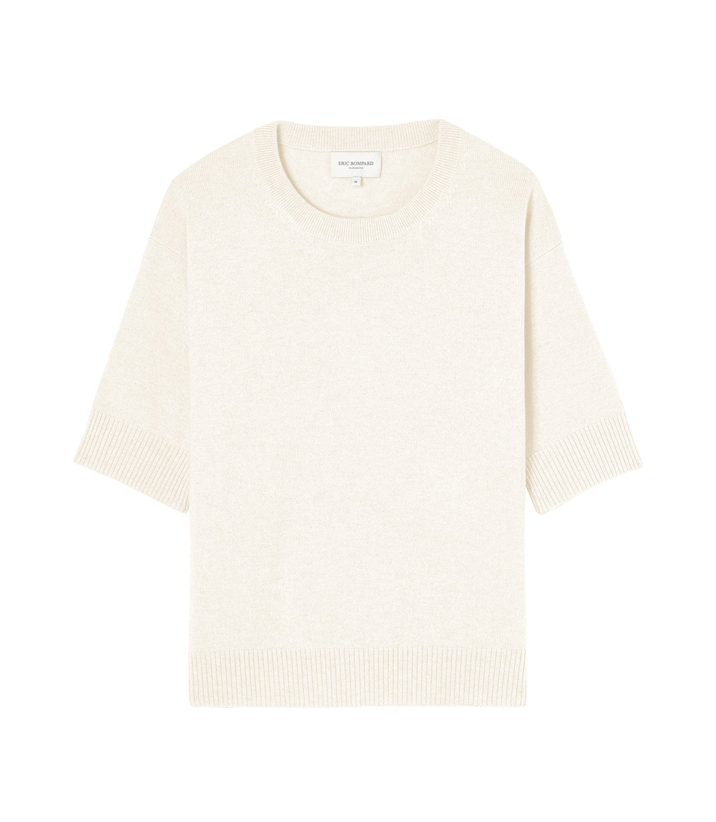 Maxi Ras De Cou Manches Courtes Contemporain - Naturel