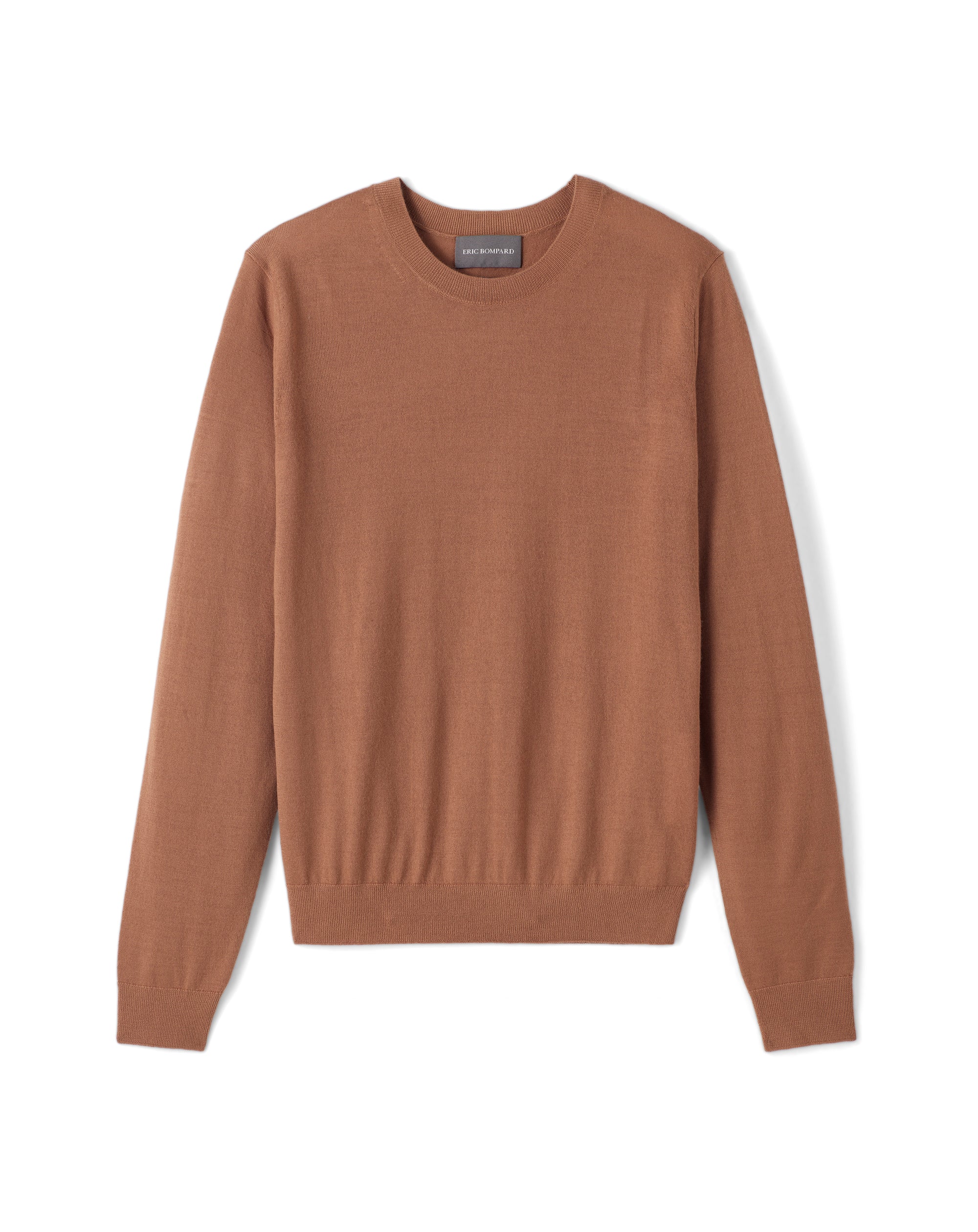 Pull Col Rond Ultrafin - Vicuna