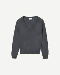 Pull V Ultrafin Contemporain - Loup