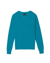 Contemporary ultra-fine cashmere jumper - Vetiver