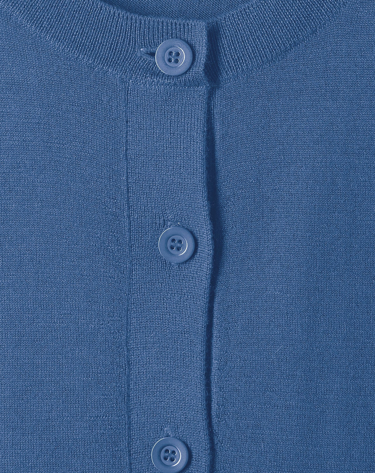 Cardigan ultrafin en cachemire - Bleu Shetland