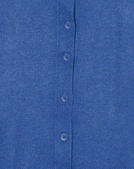 Cardigan ultrafin en cachemire - Bleu Mousquetaire
