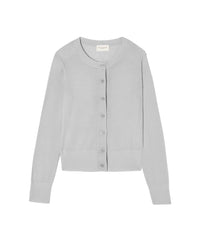 Ultra-fine cashmere cardigan - Chalk grey