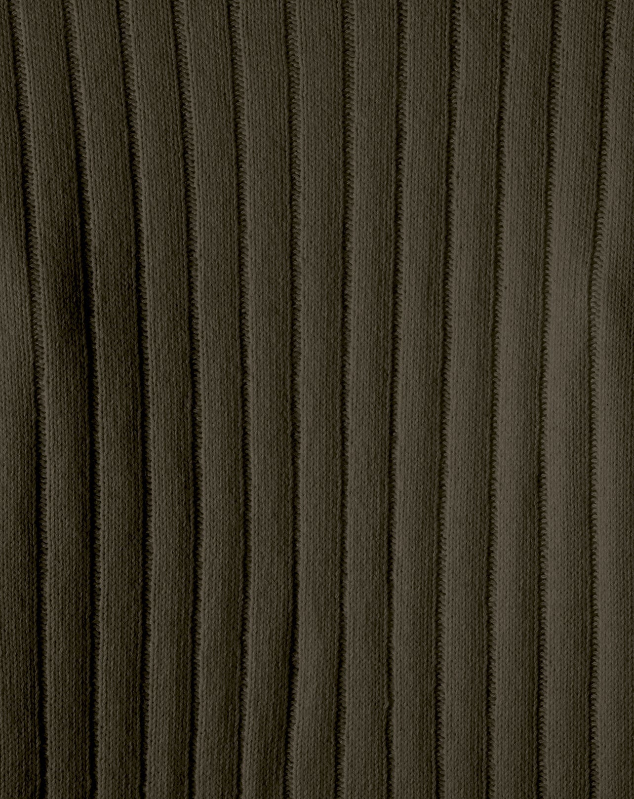 Flat ribbed jumper in alpaca and cashmere - Kale
