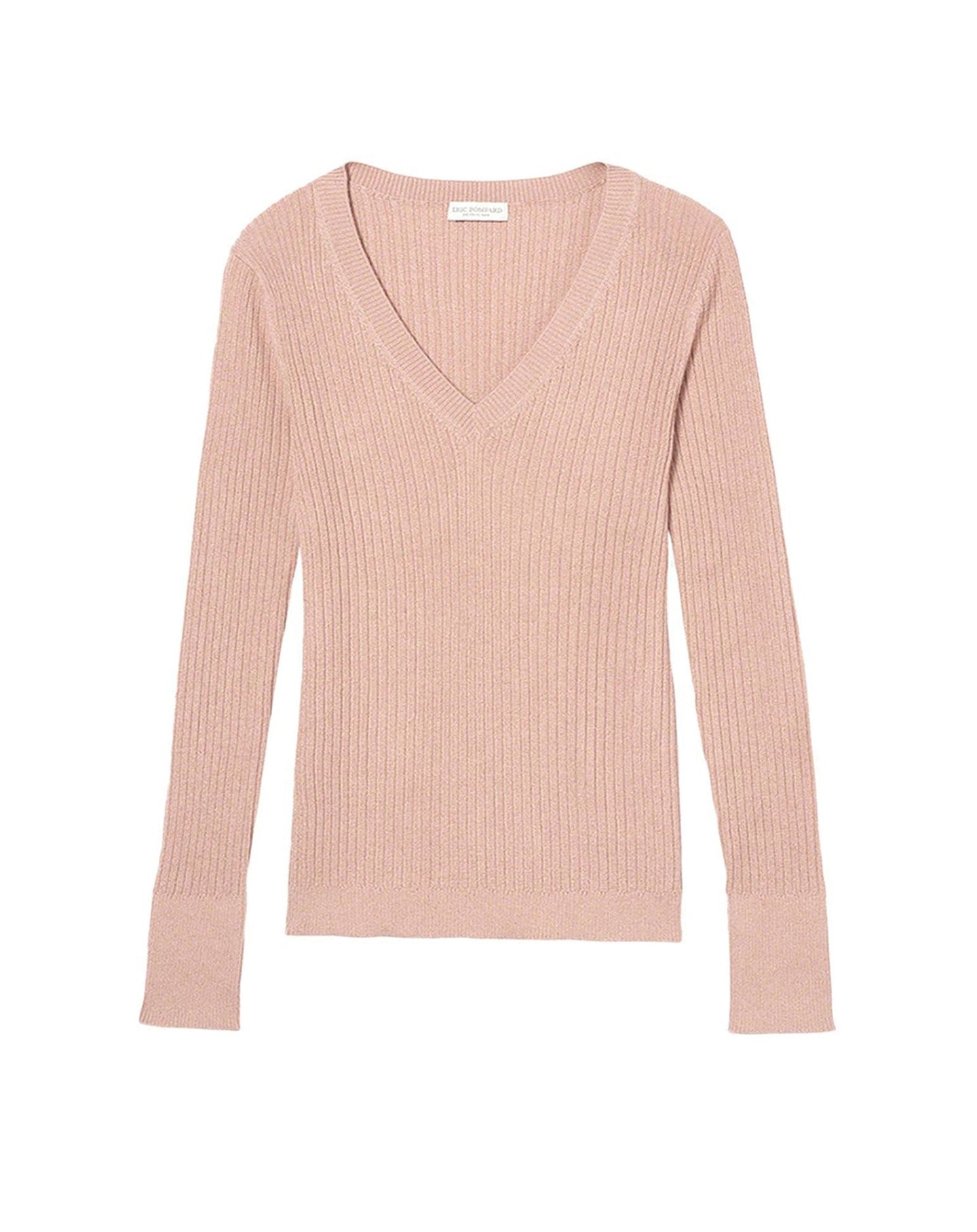 Vanished rib jumper with metallic threads in cashmere - Make Up