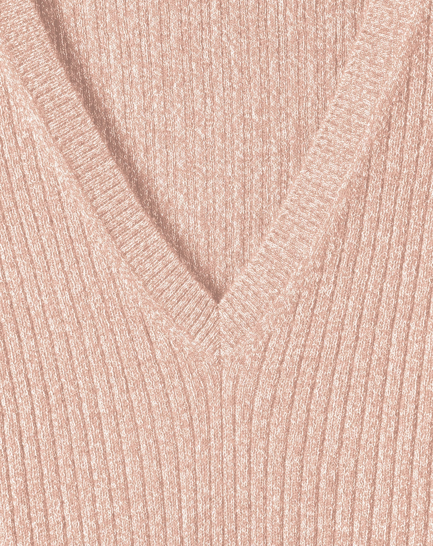 Vanished rib jumper with metallic threads in cashmere - Make Up