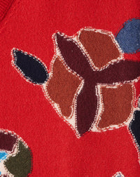 Persian cashmere intarsia jumper - Ruby
