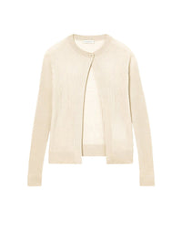 Cashmere and silk ribbed cardigan - Canvas