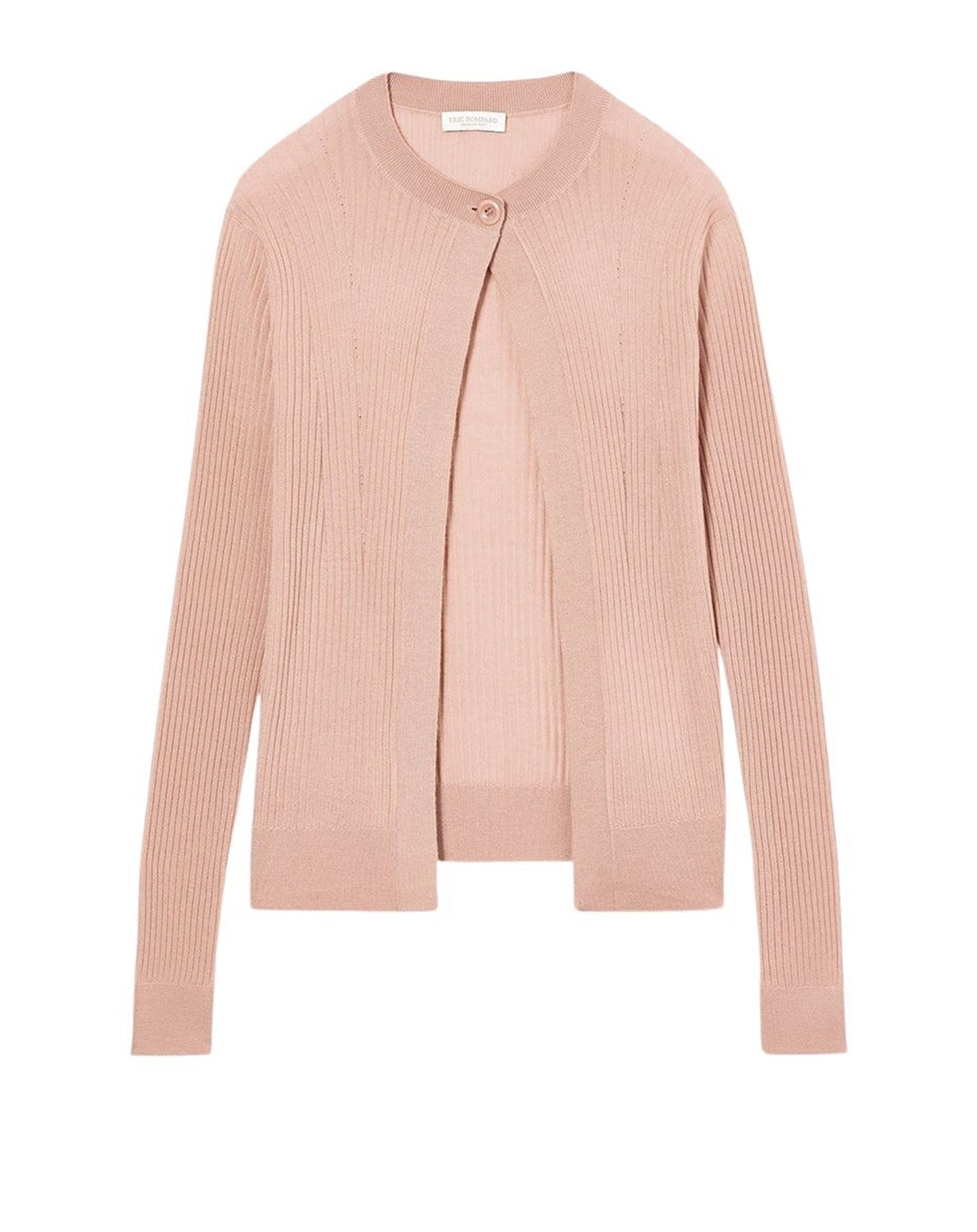 Cashmere and silk ribbed cardigan - Make Up