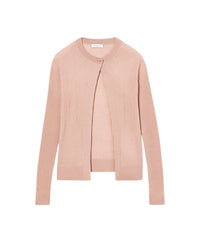 Cashmere and silk ribbed cardigan - Make Up
