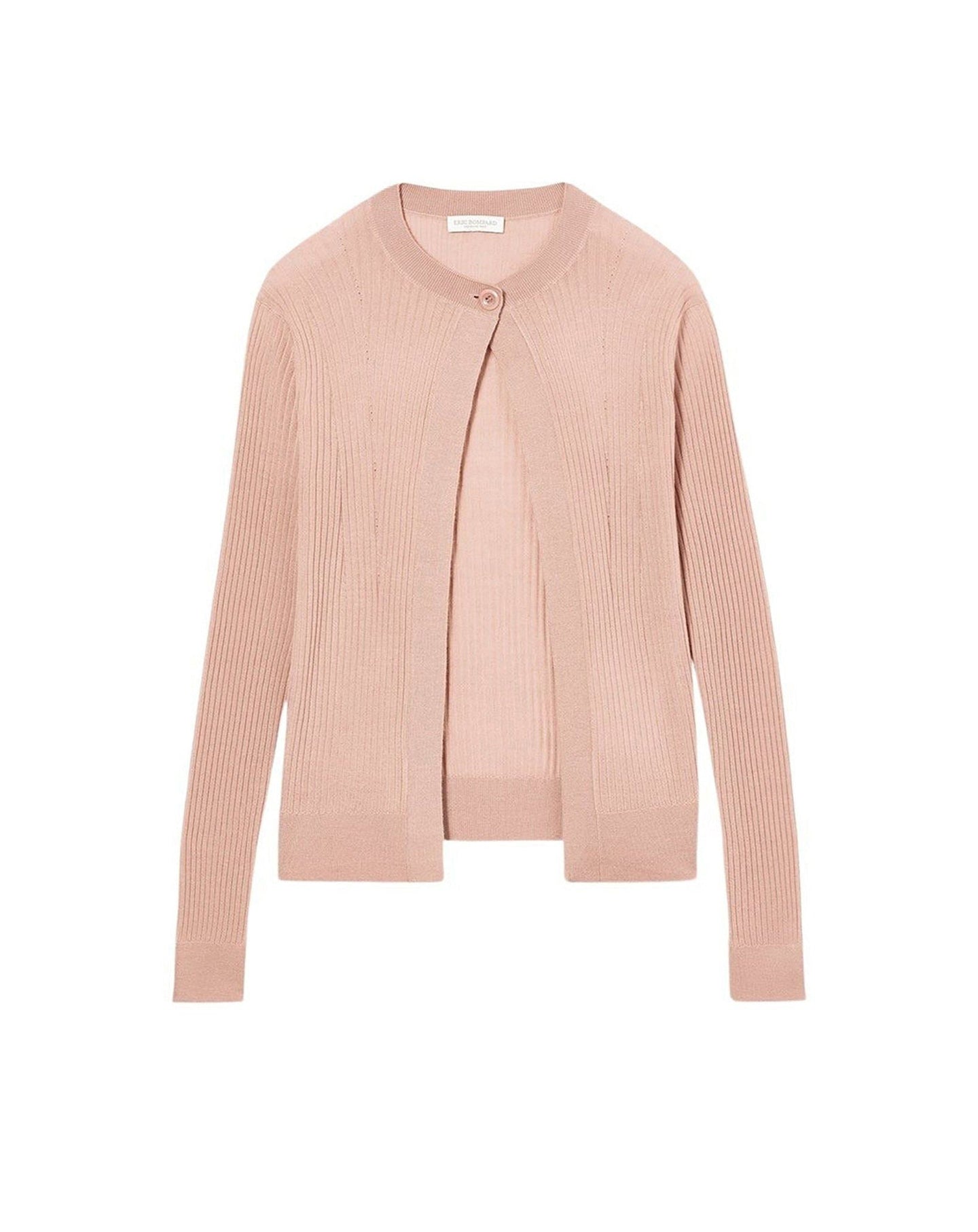 Cashmere and silk ribbed cardigan - Make Up