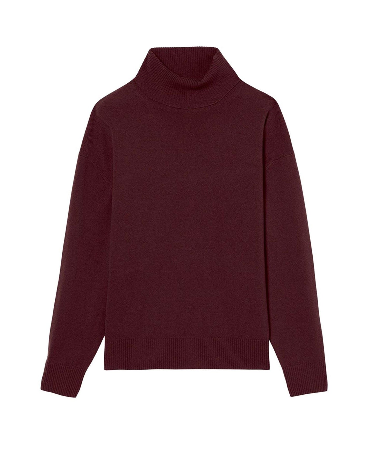 Wool and cashmere turtleneck jumper - Dahlia