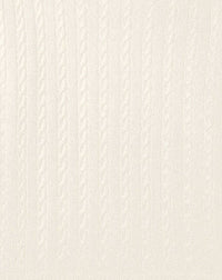 Cashmere V-neck crew neck jumper - Natural