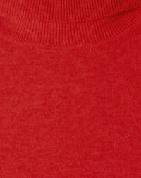 Slim-fit cashmere turtleneck jumper - Ruby