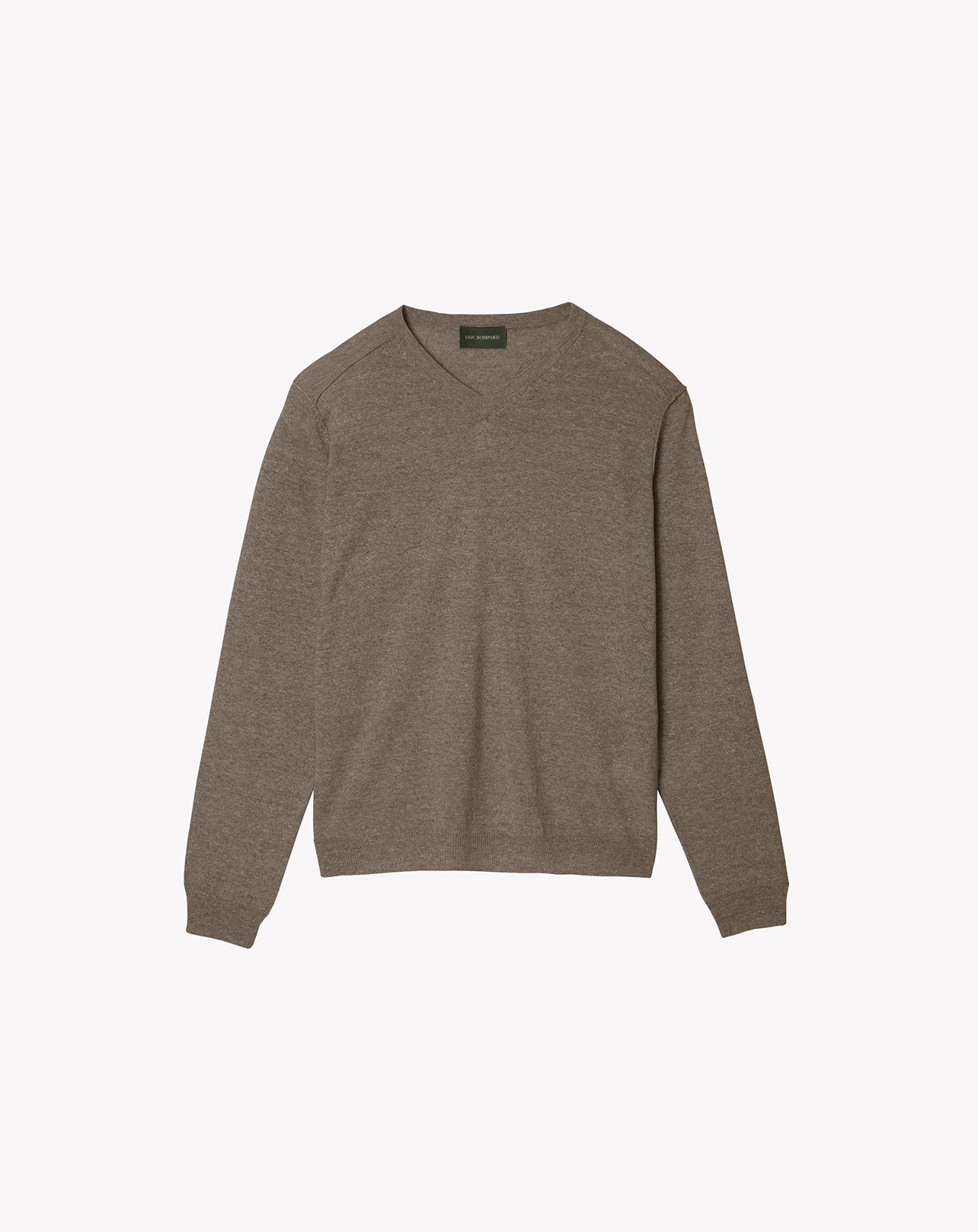 Pull V Cachemire/Lin - Ecorce