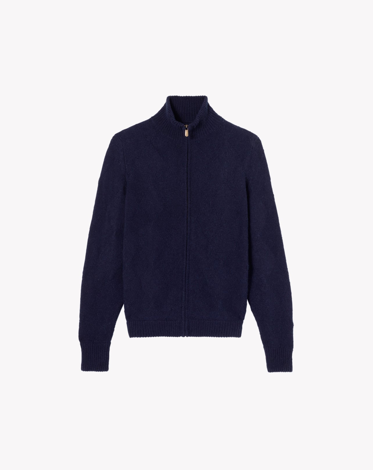 Blouson Zippé Point Losange - Marine