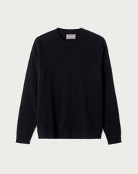 Pull Col Rond Ample - Noir