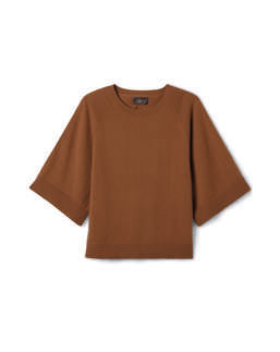 Pull Col Rond Kimono - Vicuna