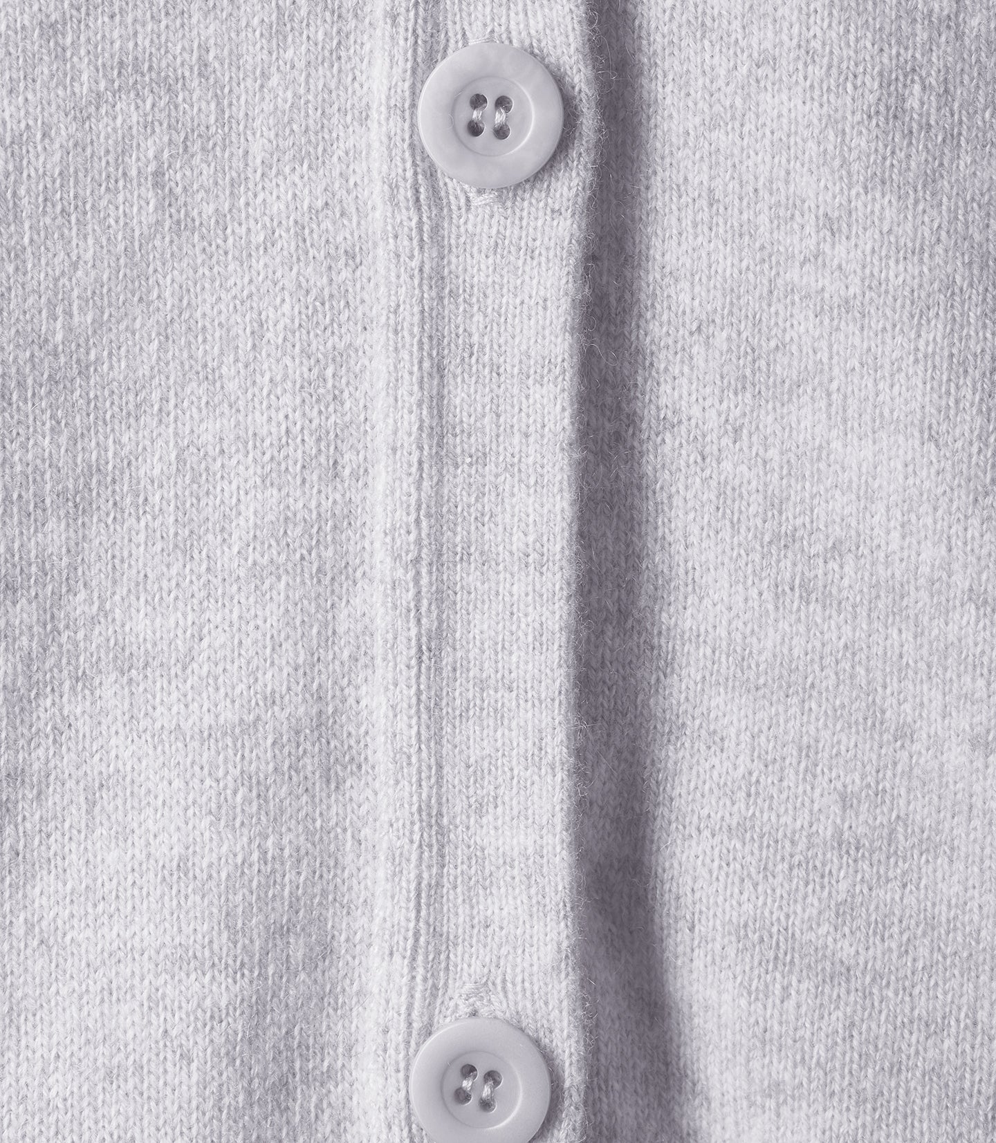 Classic cashmere cardigan - Chalk Grey