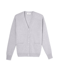 Classic cashmere cardigan - Chalk Grey