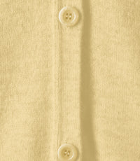 Classic cashmere cardigan - Primevert yellow