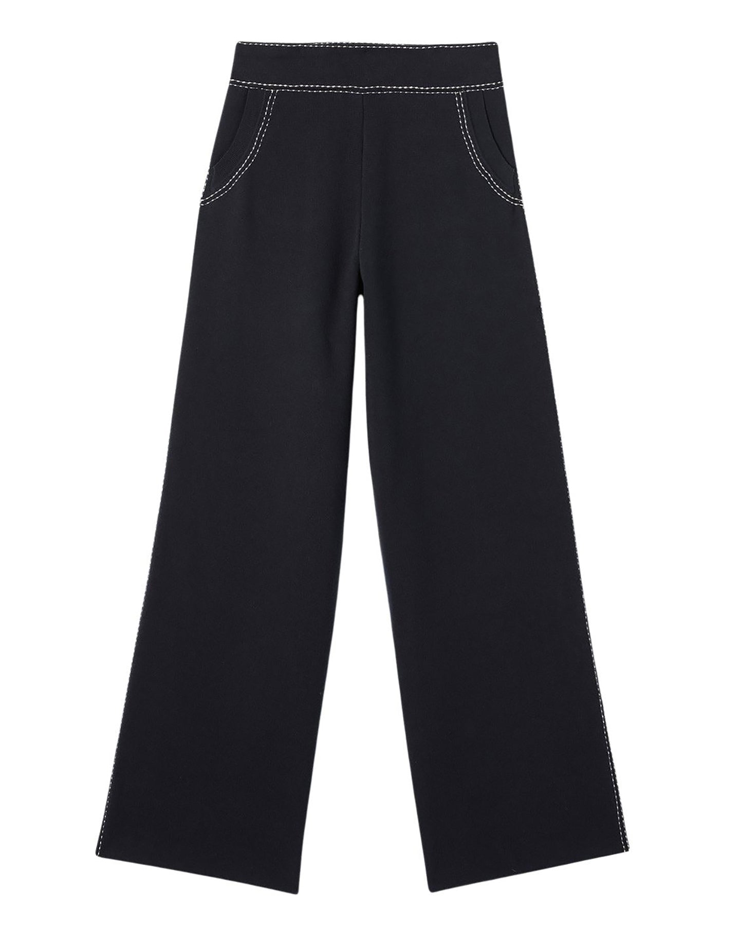 RECO160Mo3000 - Pantalon Milano Lignes Contrastees - Marine