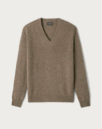 Pull V 4 Fils - Millet