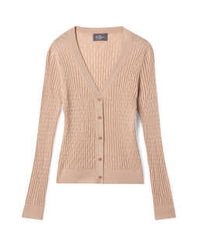 Gilet Ultrafin Petites Torsades - Pampas